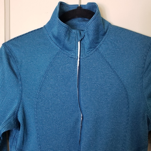 CHAMPION DUO DRY teal blue green 1/2 zip top - Picture 3 of 7